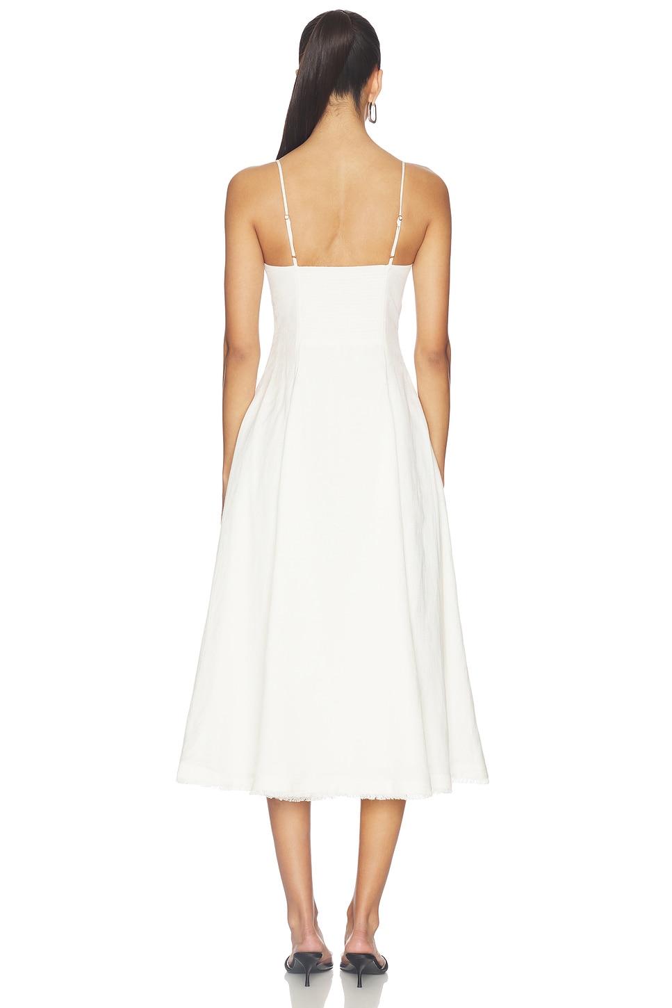 knee length dresses for ladies Sweetheart Bow Strap Midi Dress main image 0
