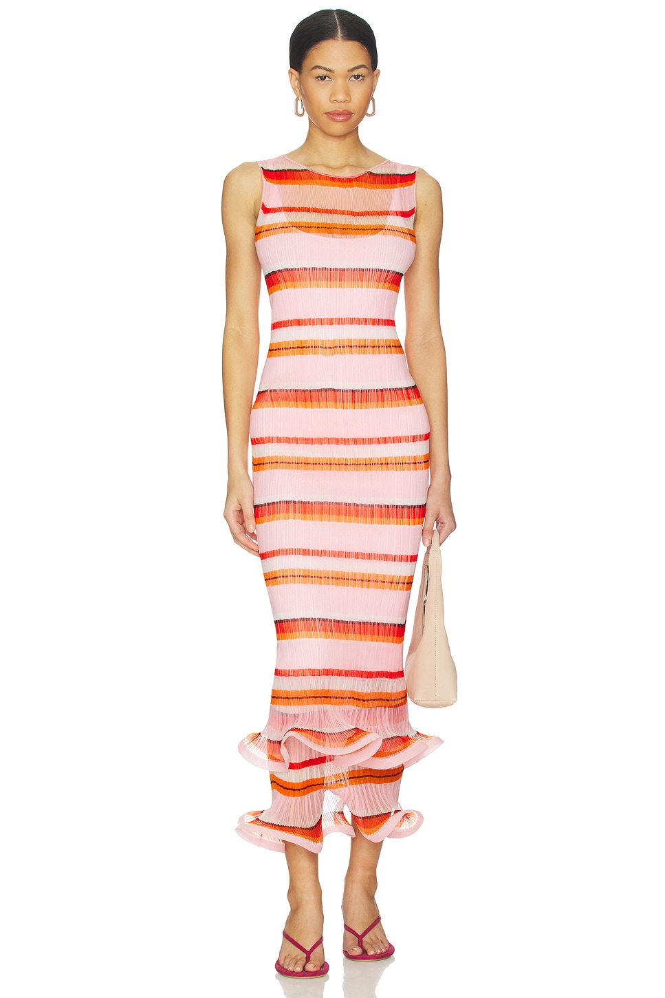 Daniella Plisse Midi Dress Daniella Plisse Midi Dress