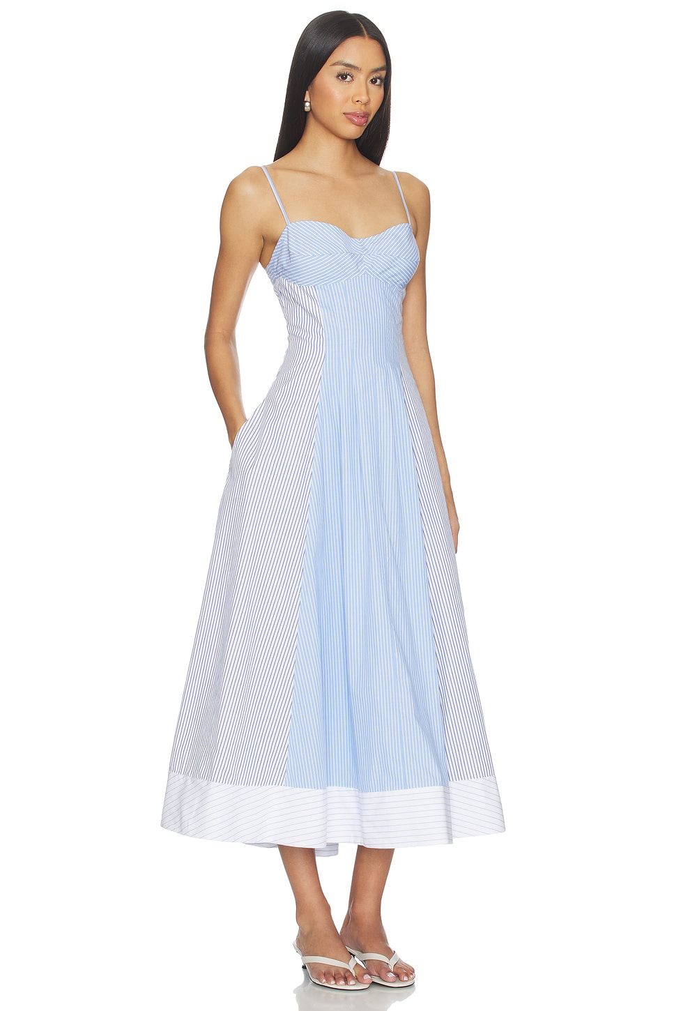 Chamberlain Cotton Midi Dress - thumbnail 3