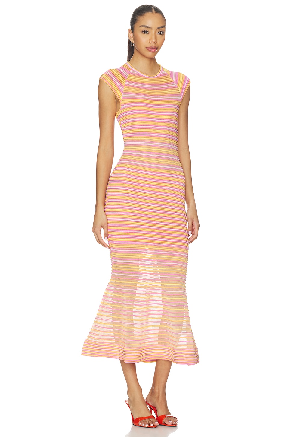 Danica Knit Midi Dress - thumbnail 3