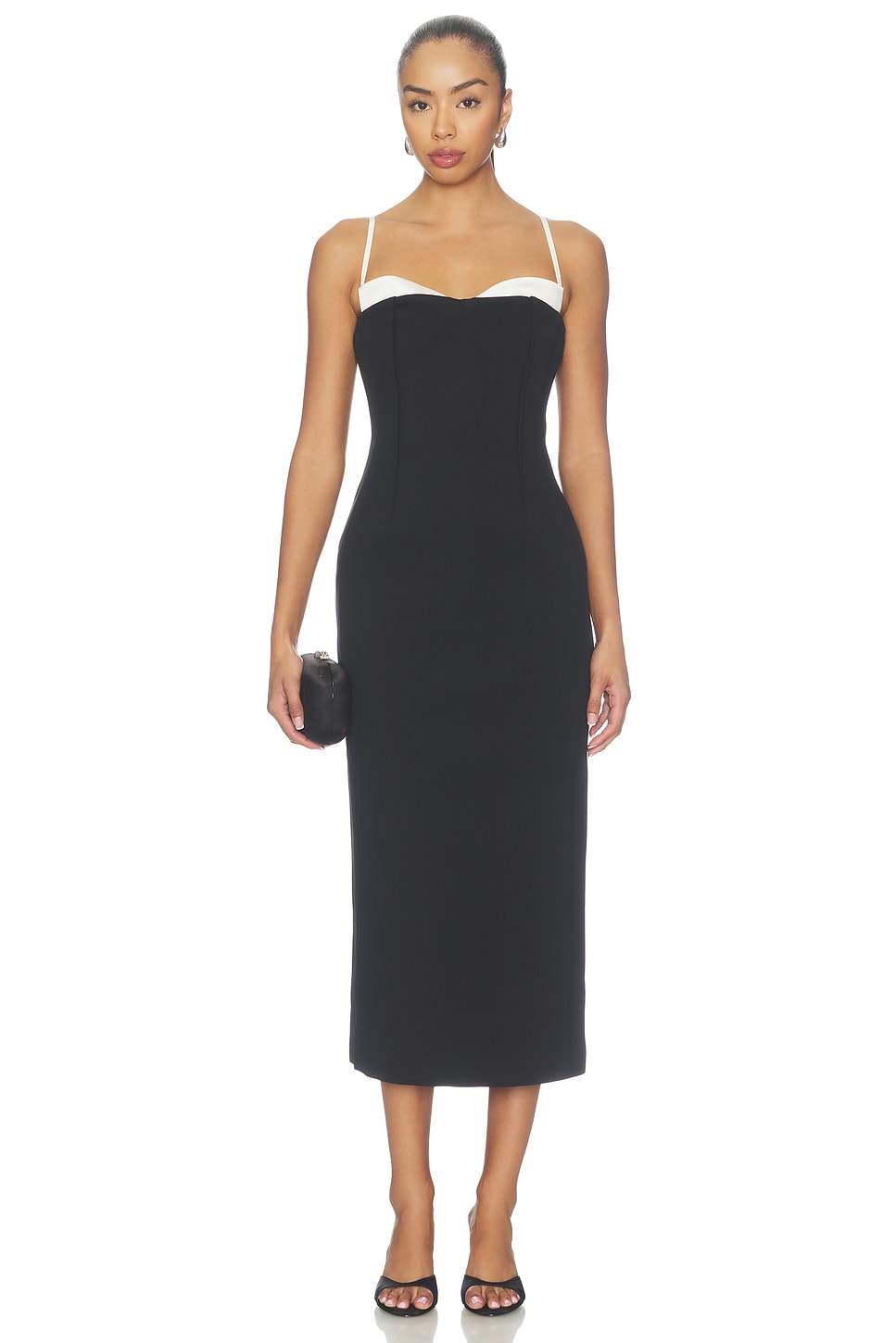 SIMKHAI Kristen Sleeveless Midi Dress