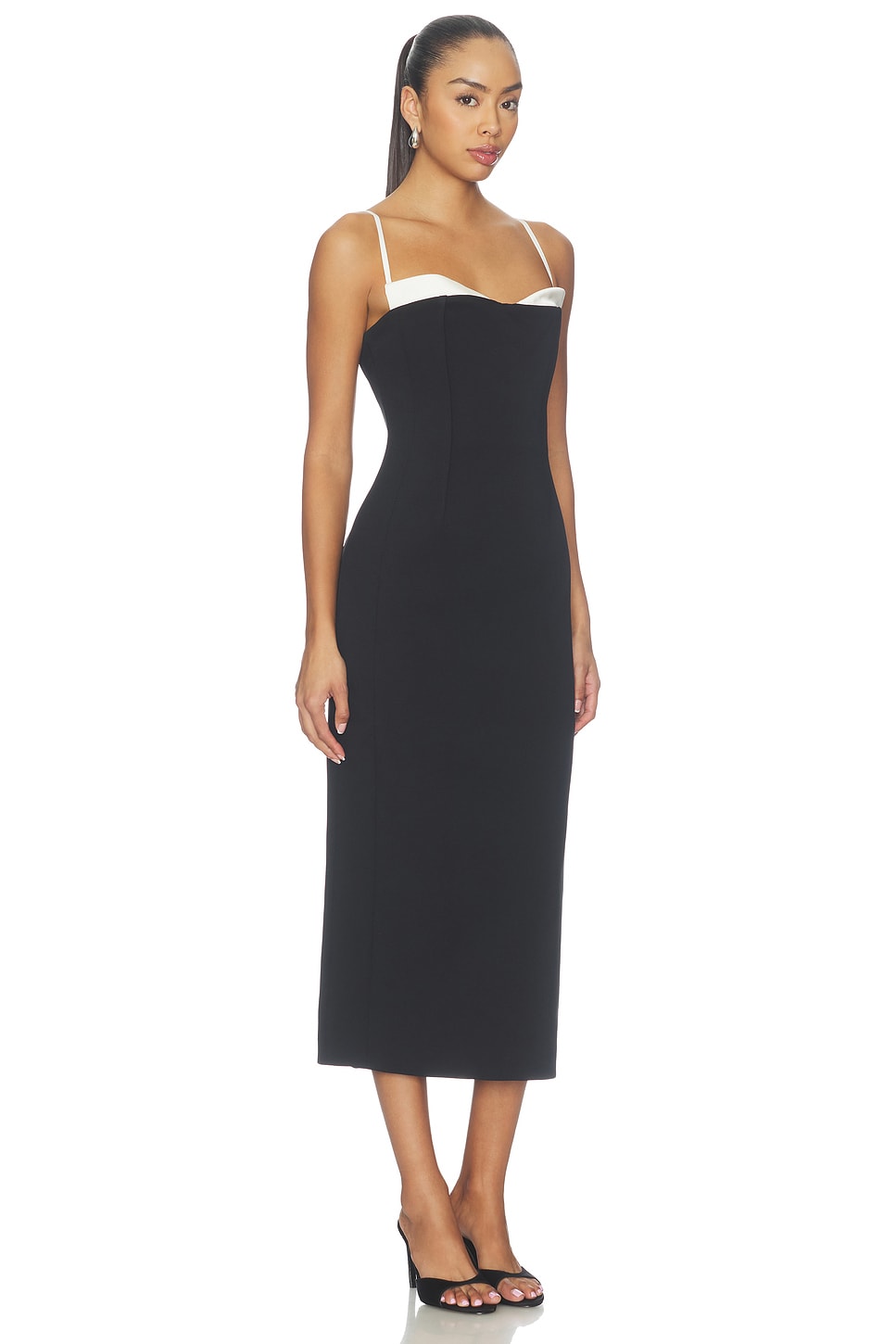 SIMKHAI Kristen Sleeveless Midi Dress