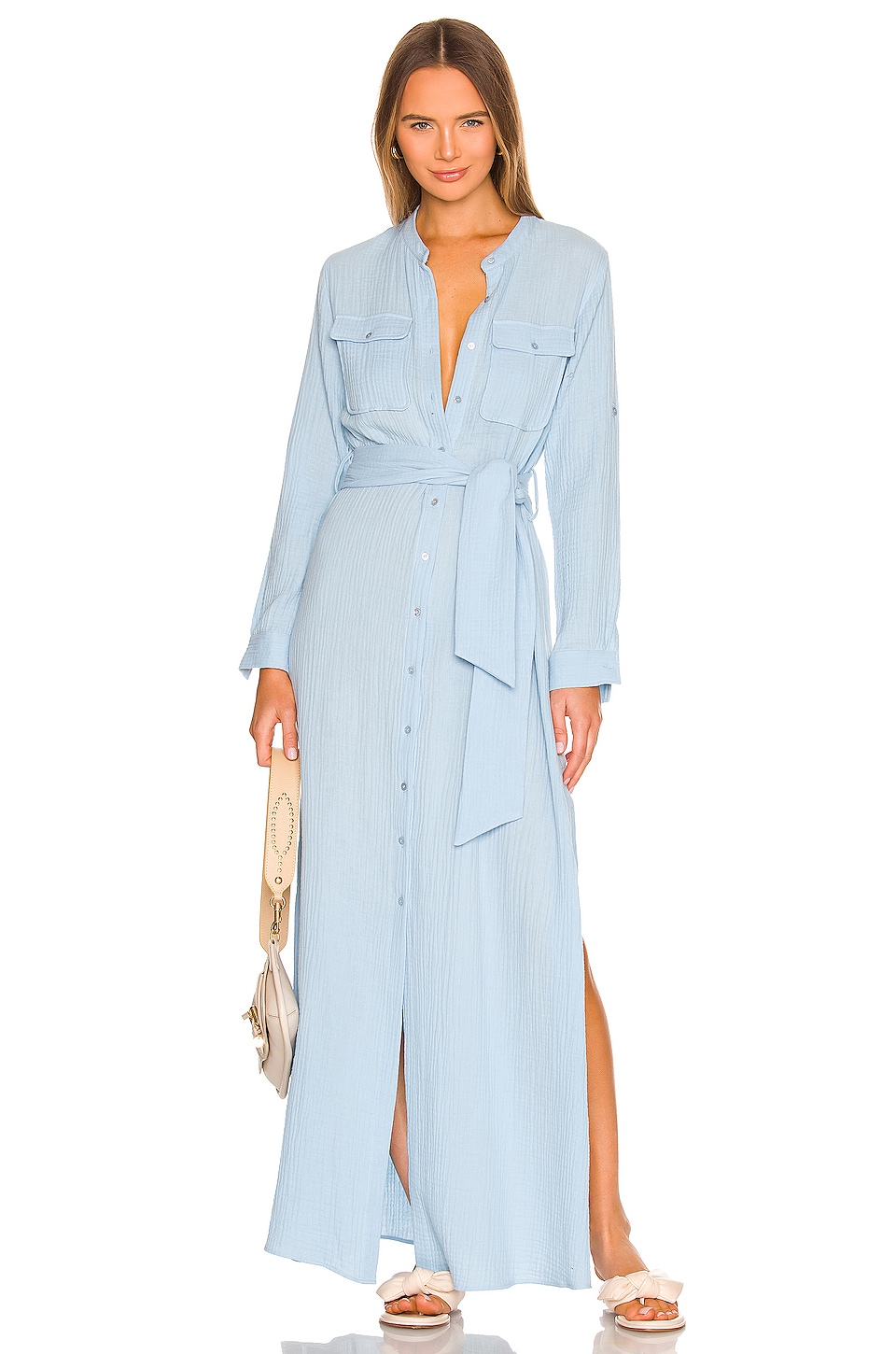 JONATHAN SIMKHAI Ester Shirt Dress in 