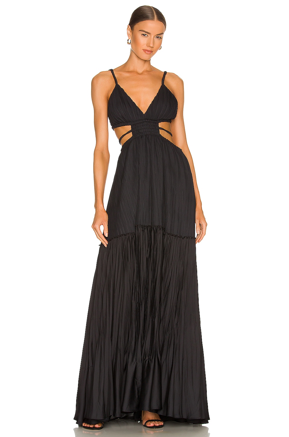 SIMKHAI Liz Cutout Dress in Black | REVOLVE