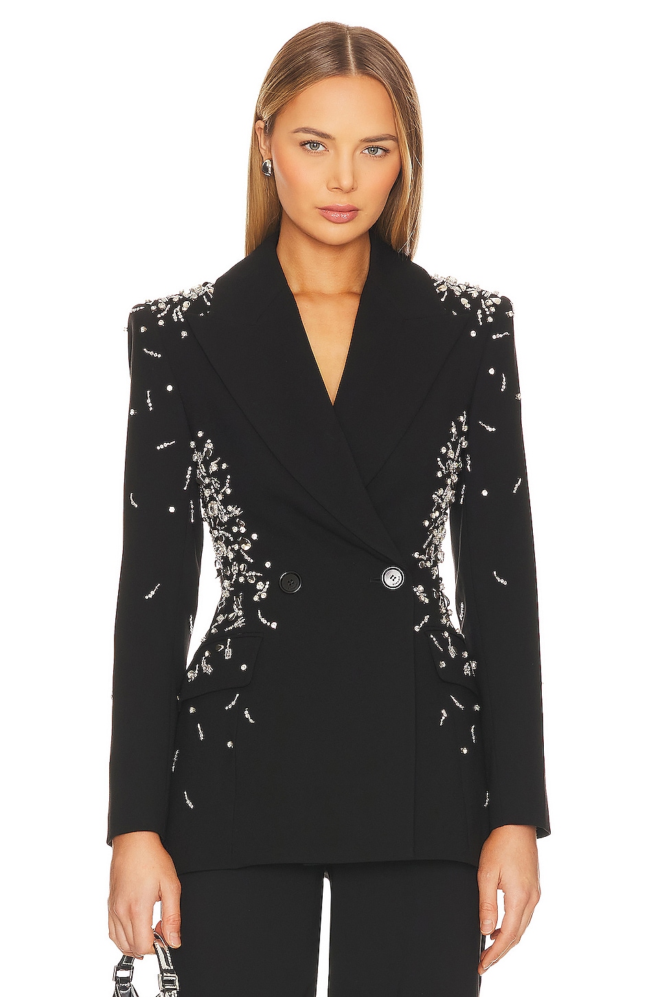 SIMKHAI Getty Blazer in Black | REVOLVE