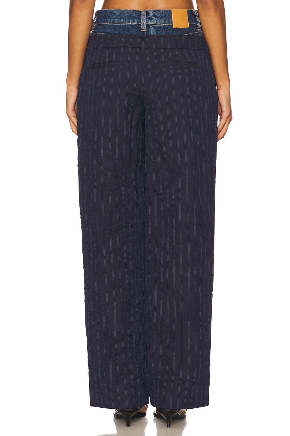 SIMKHAI Ophelia Double Waistband Combo Pant