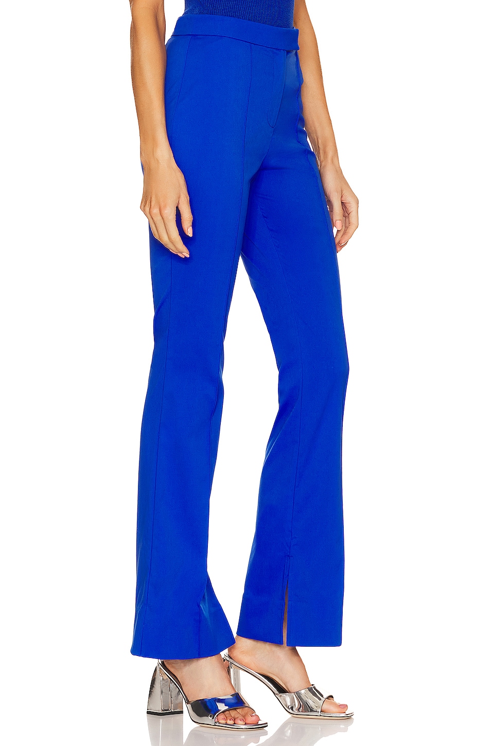 SIMKHAI Carmine Slim Bootcut Pant in Cobalt