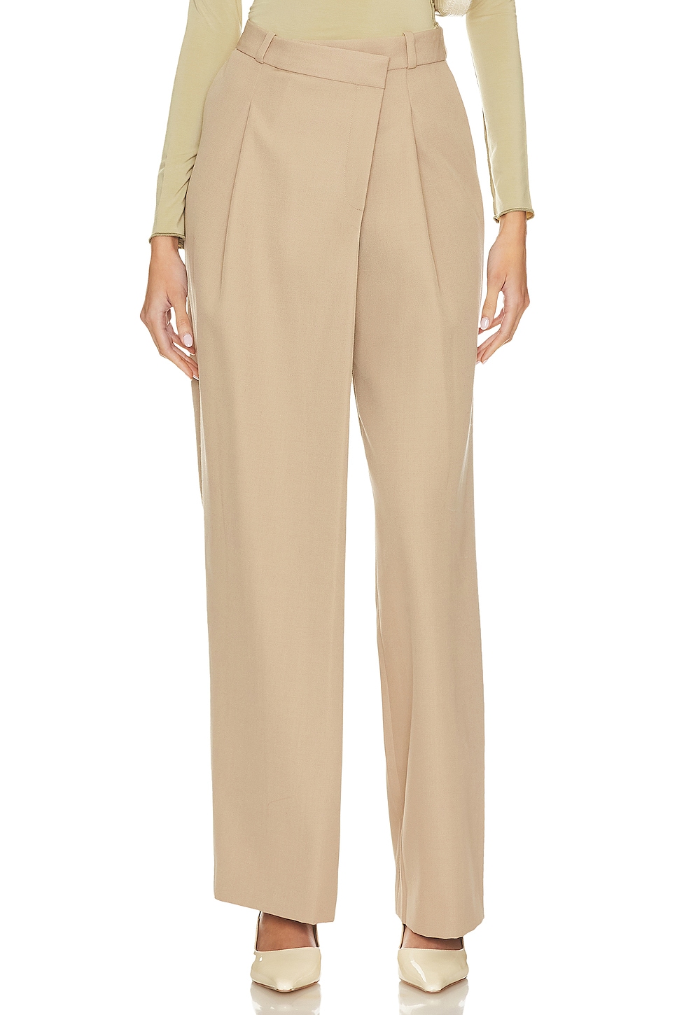 High Rise Pleated Wide-Leg Trousers curated on LTK