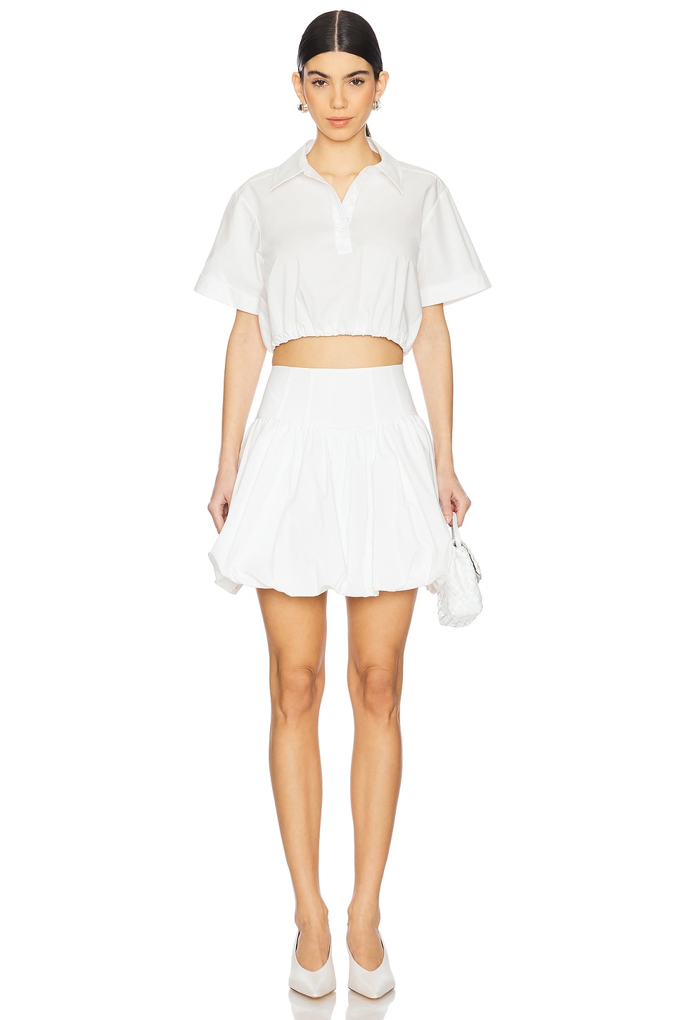 SIMKHAI Pippa Bubble Mini Skirt