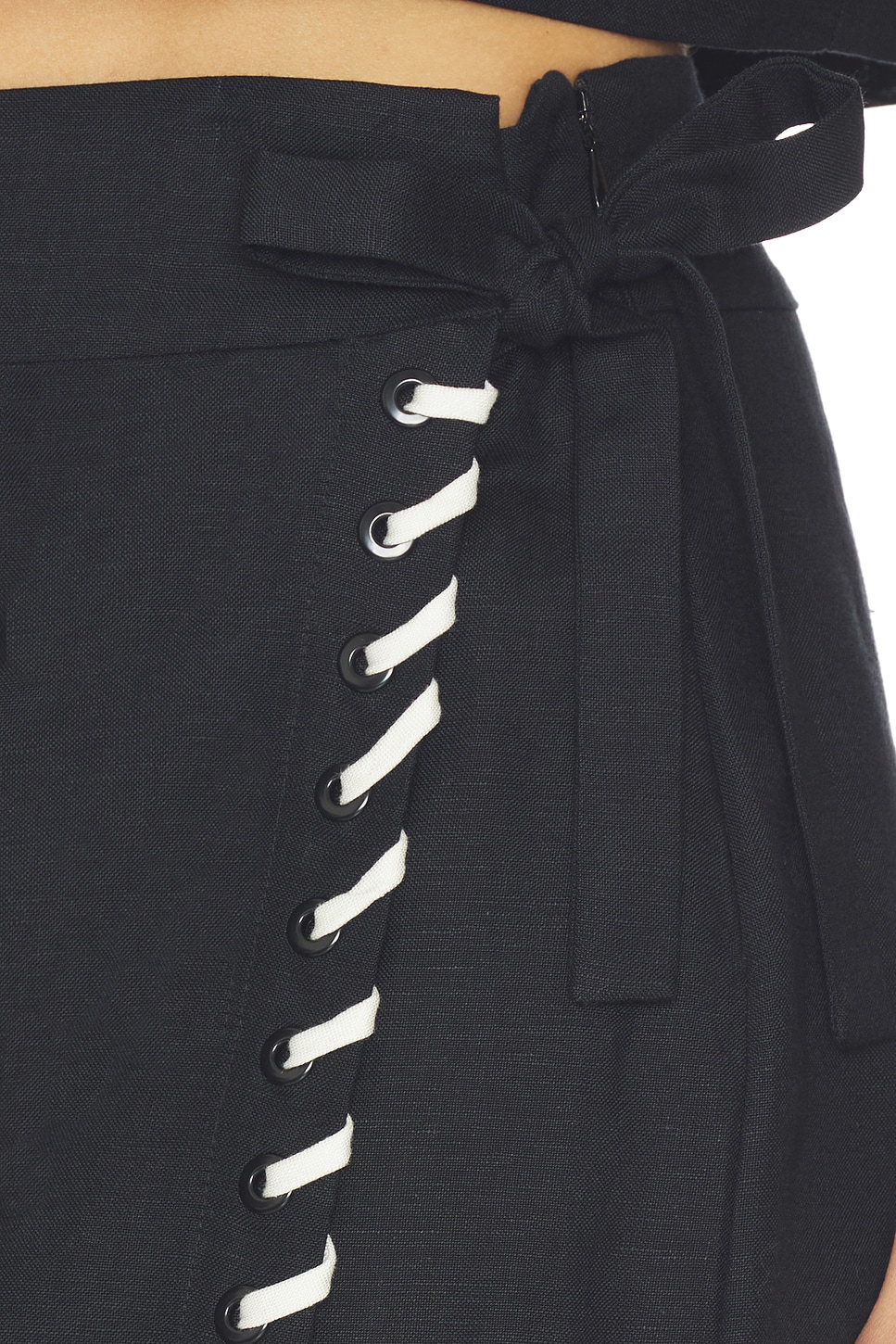 SIMKHAI Banks Wrap Mini Skirt