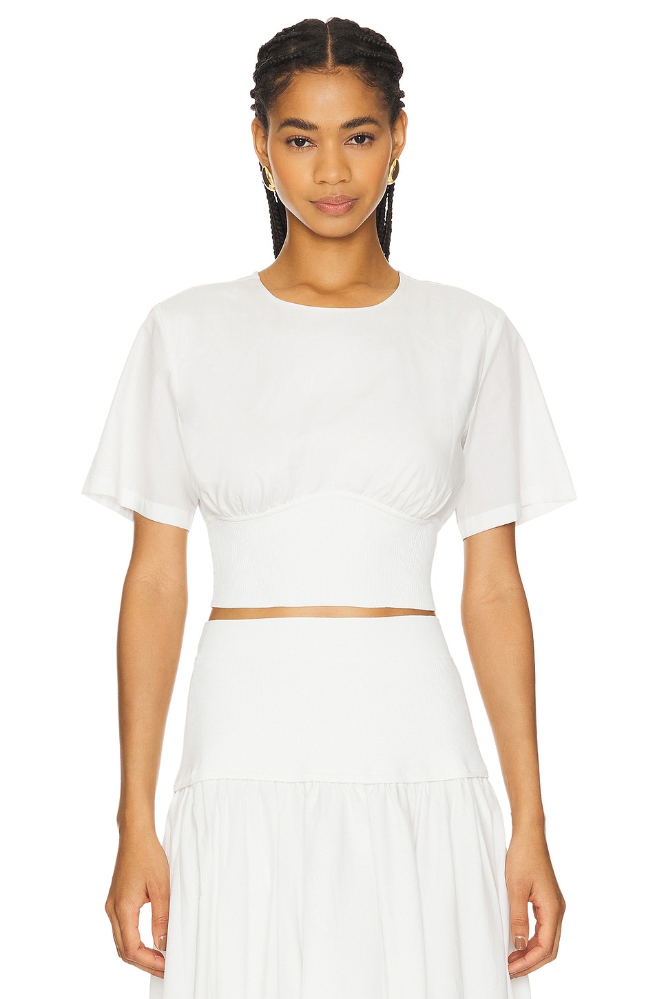 Adair Crewneck Crop Top
