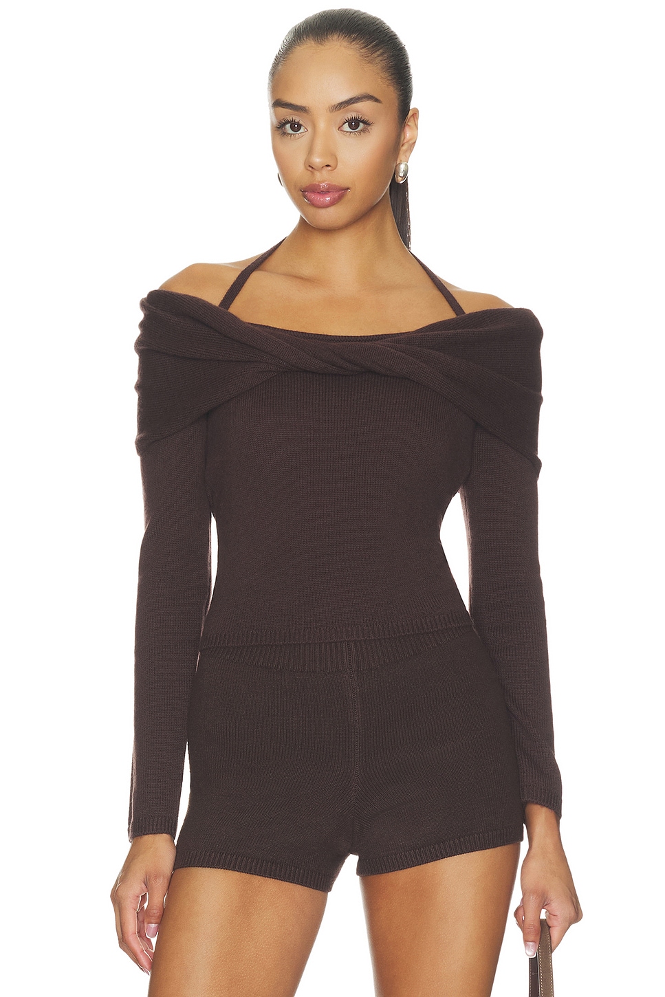 Cambria Long Sleeve Off Shoulder Top