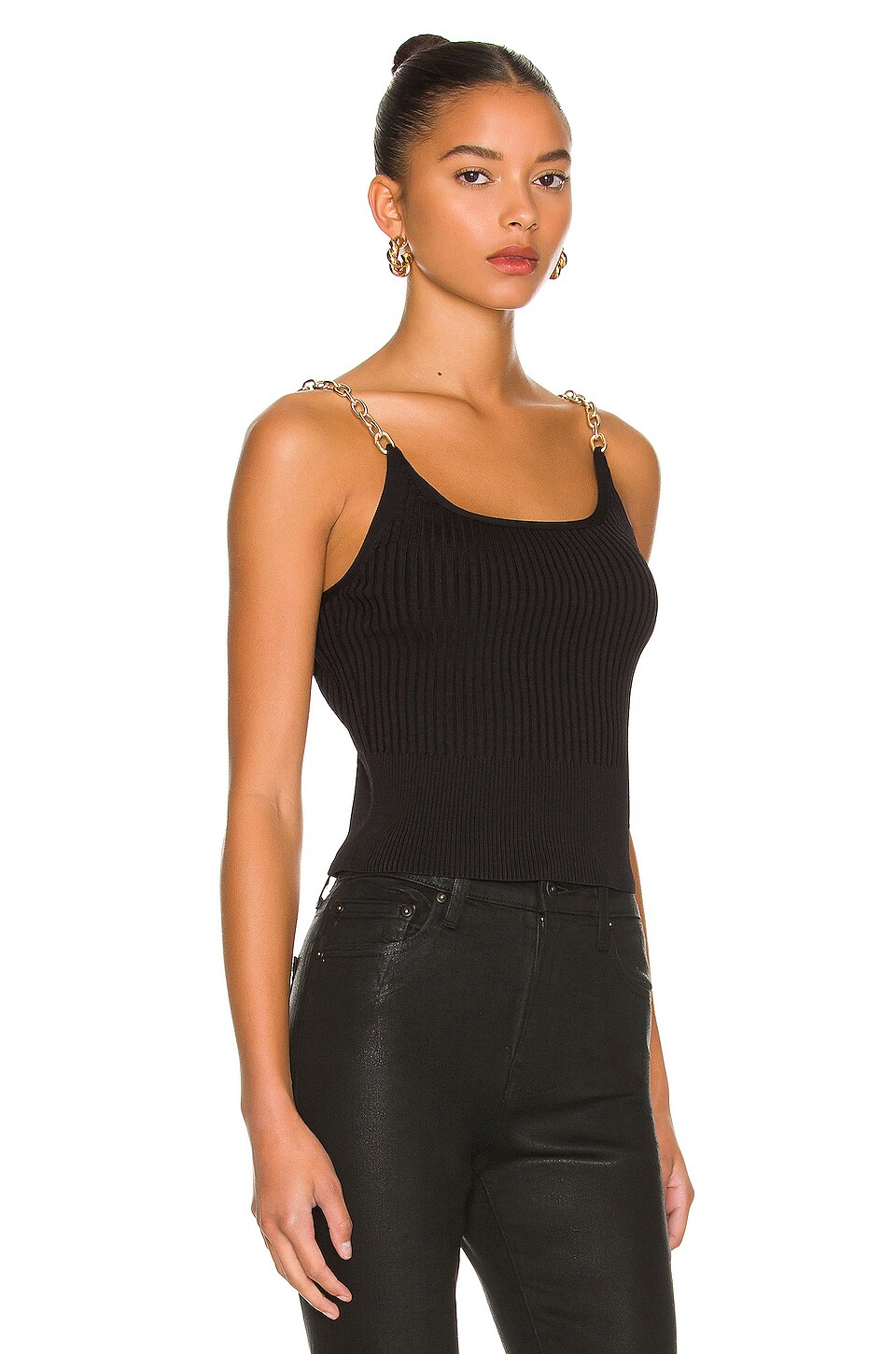 SIMKHAI Genevieve Chain Tank in Black