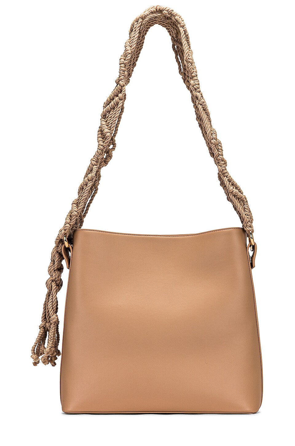 SIMKHAI Britt Macrame Bag in Biscotti