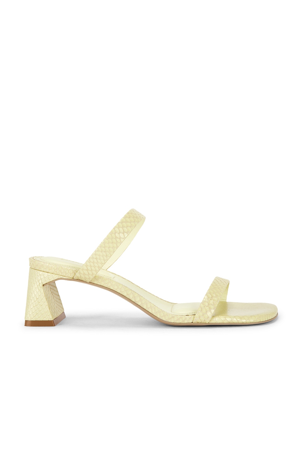 Clara Snake Print Leather Block Heel