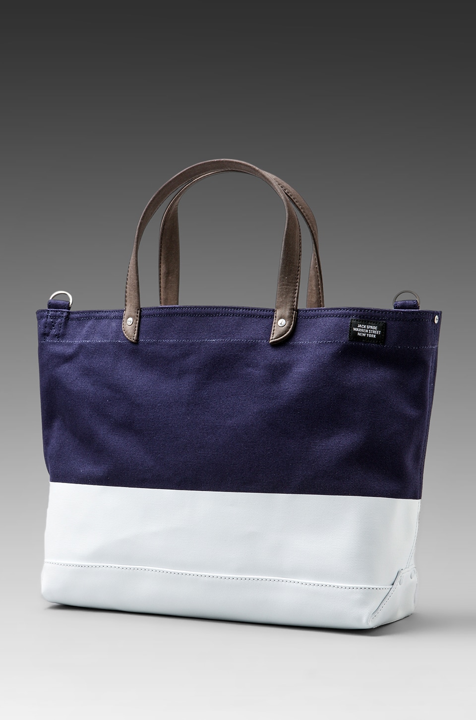 Jack Spade Dipped Coal Bag in Navy & White REVOLVE