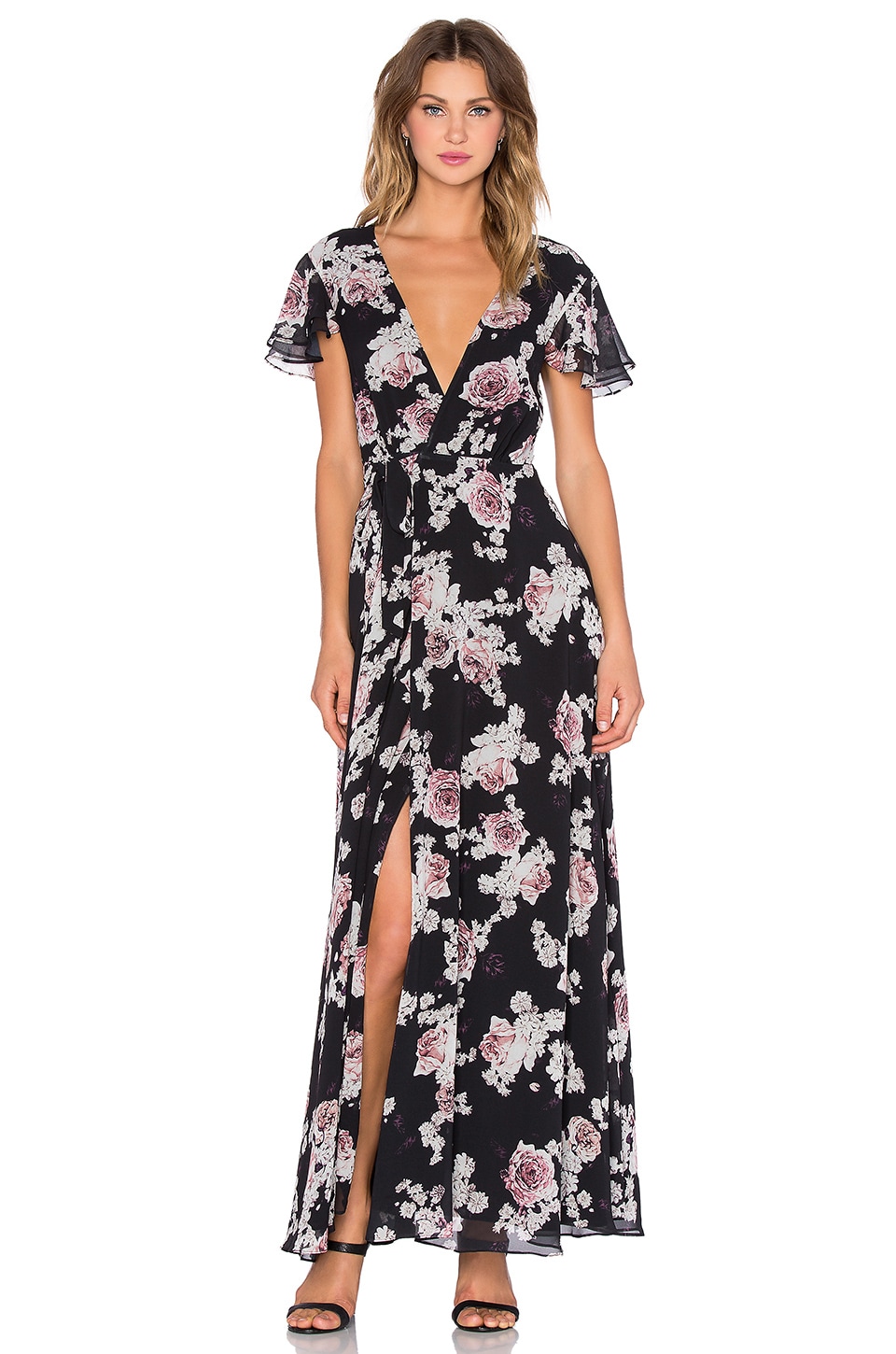THE JETSET DIARIES Rosa Floral Maxi Dress in Rosa Floral | REVOLVE