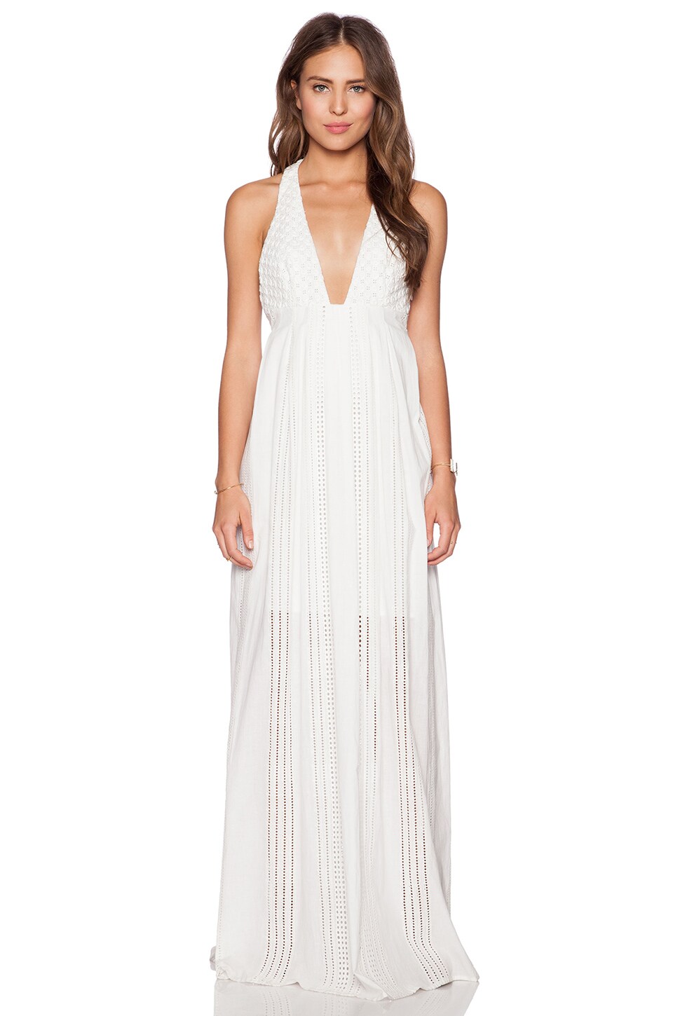 THE JETSET DIARIES North of Fira Maxi Dress in White | REVOLVE