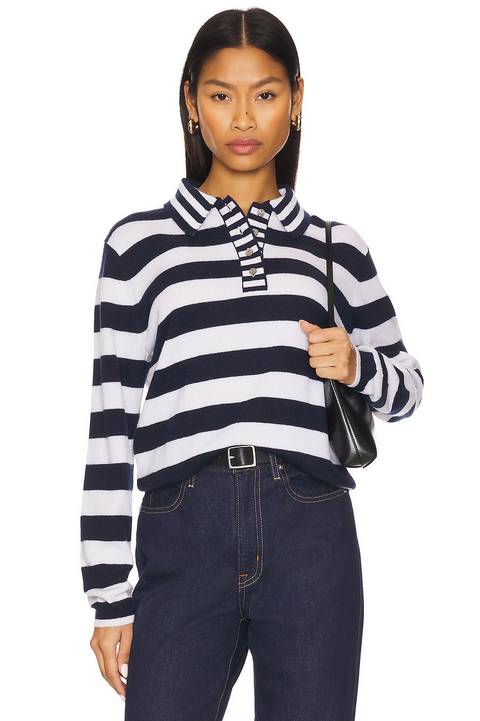 Mixed Stripe Polo - Thumbnail 1