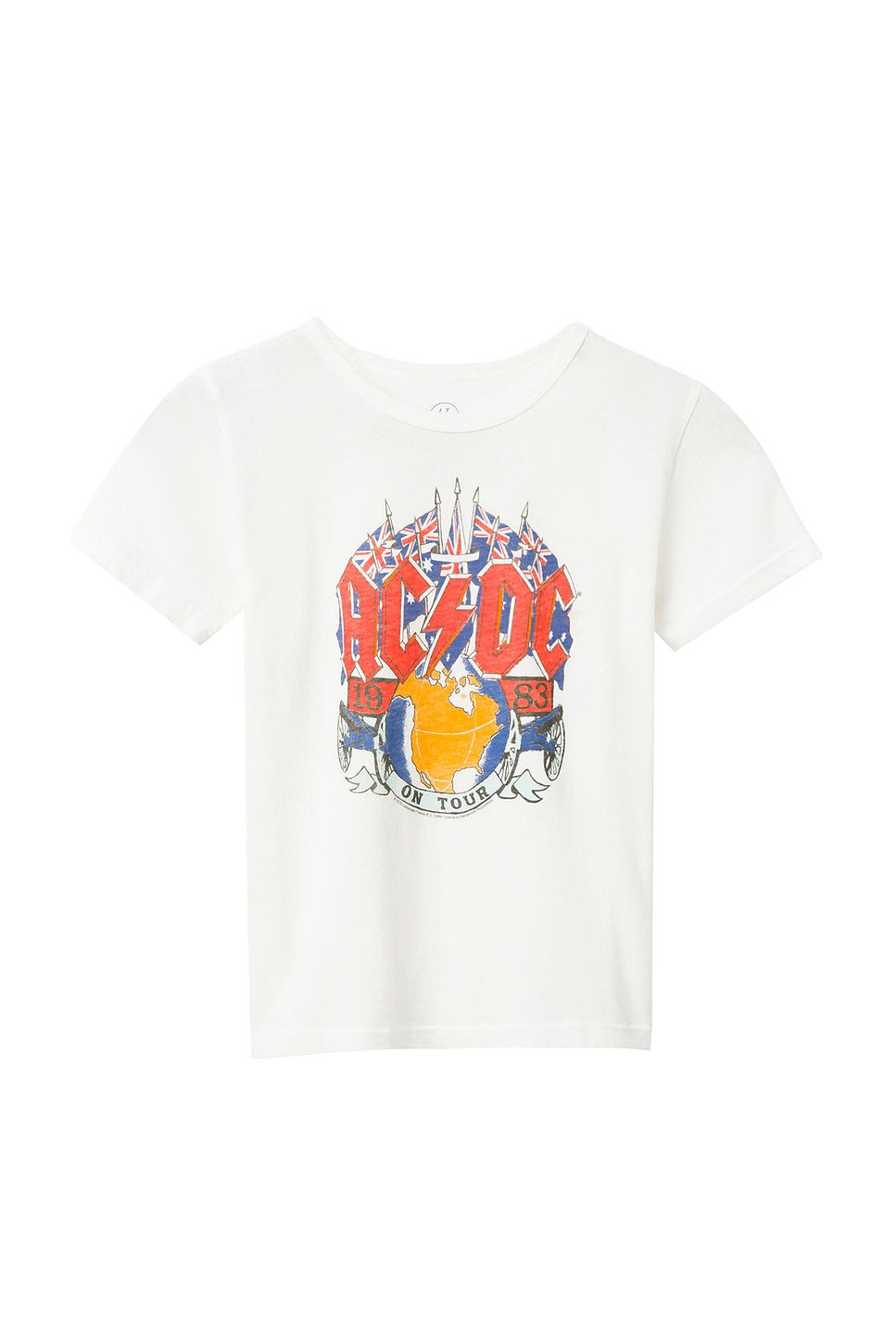品質検査済 1983 ACDC Kids Food Junk Tee REVOLVE | White Vintage in ミュージシャン