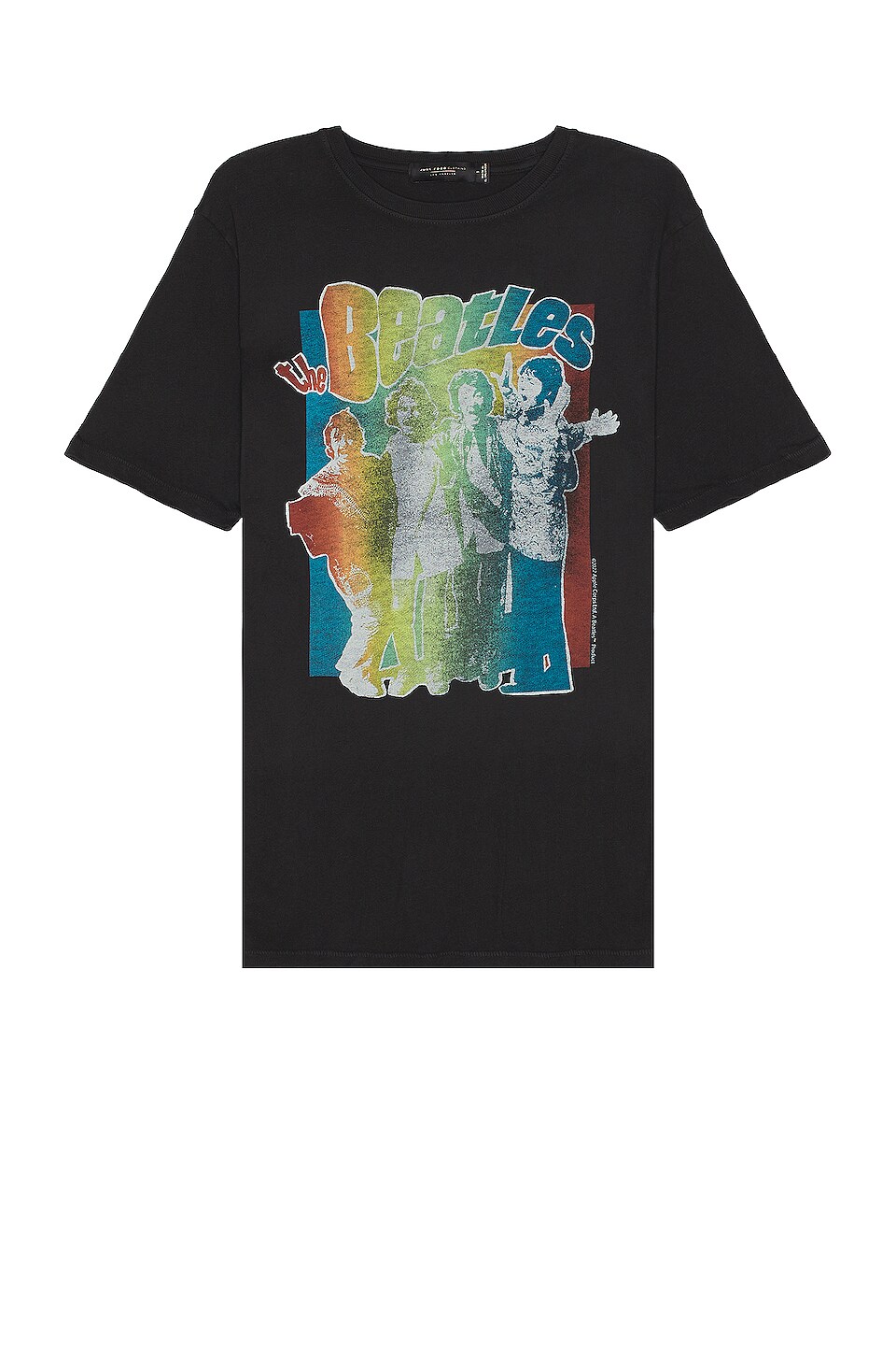 Junk Food The Beatles Multicolor Tee in Vintage Black | REVOLVE