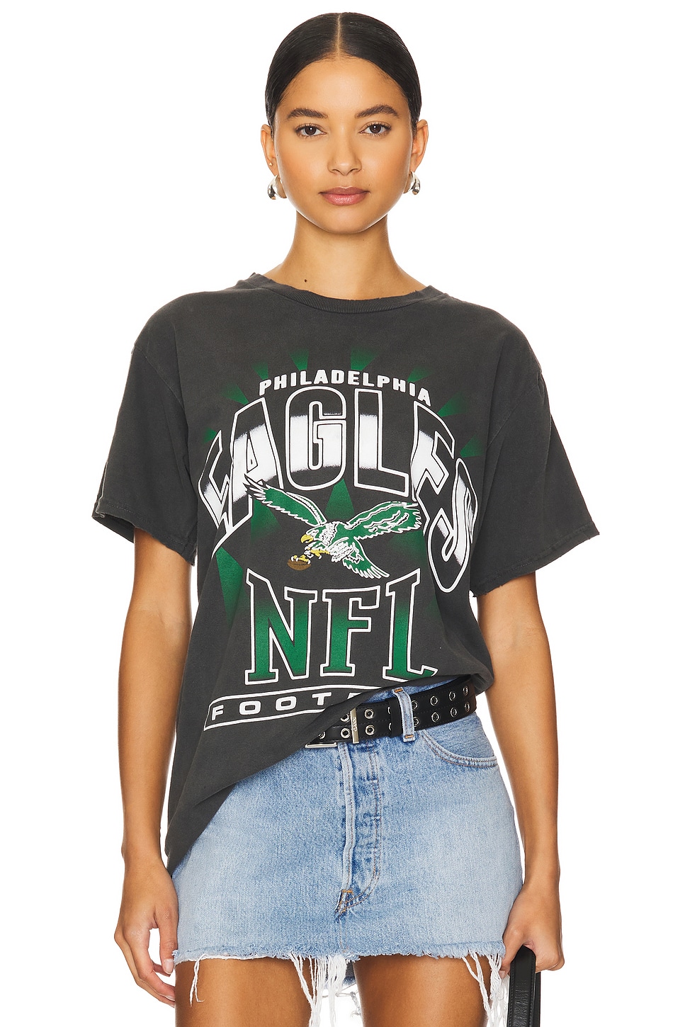 Junk Food Eagles Chrome Vintage Tee