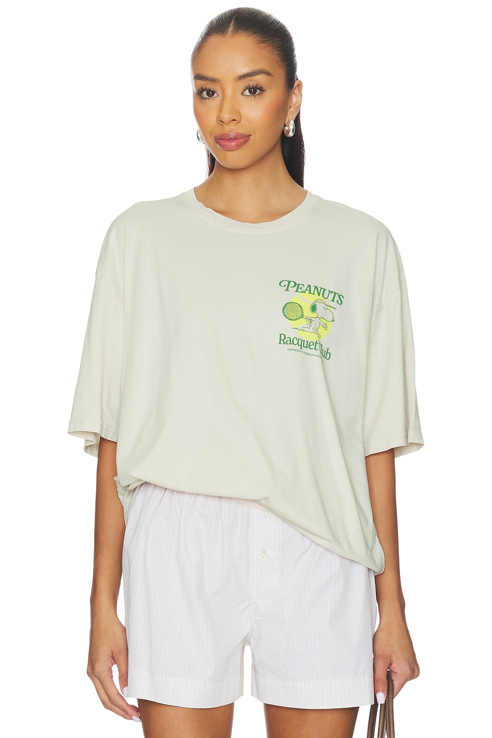 Peanuts Racquet Club Oversized Tee - thumbnail 3