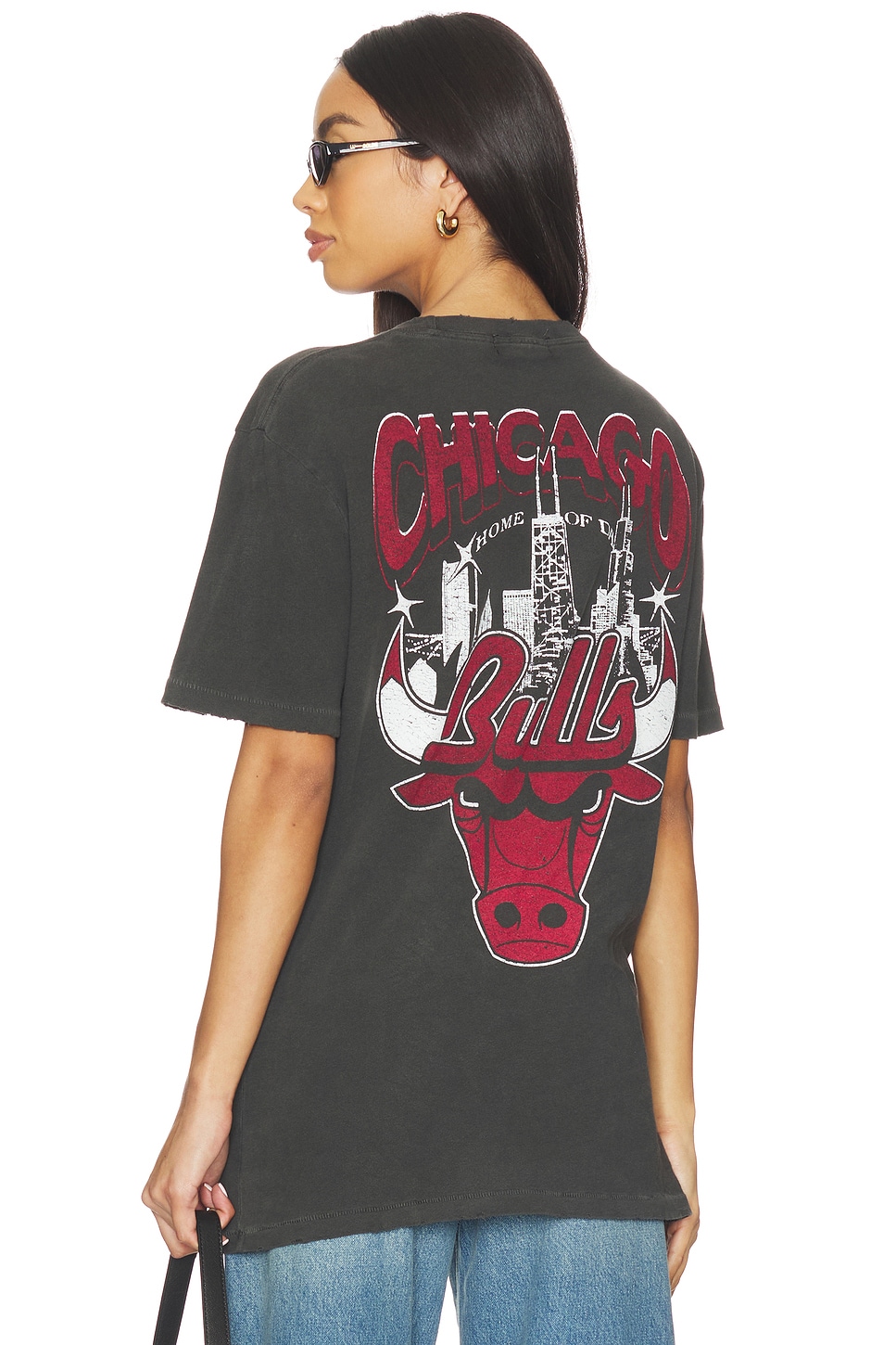 Michael Jordan Chicago Bulls Vintage Tees Junk Food Clothing