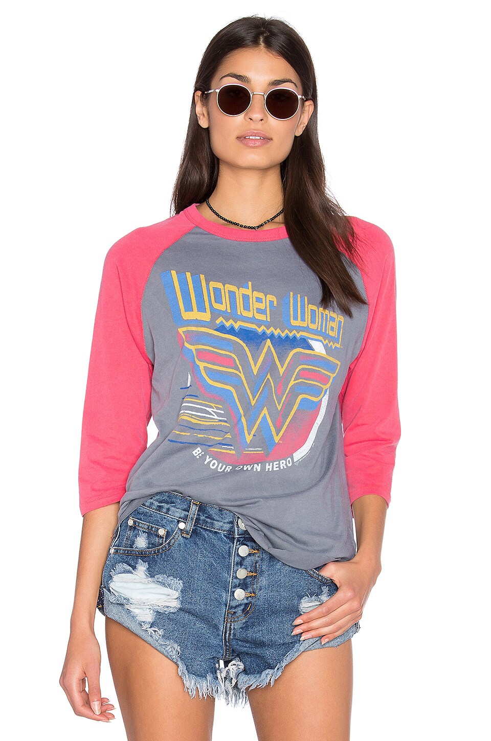 Junk Food Wonder Women Tee in Classic 