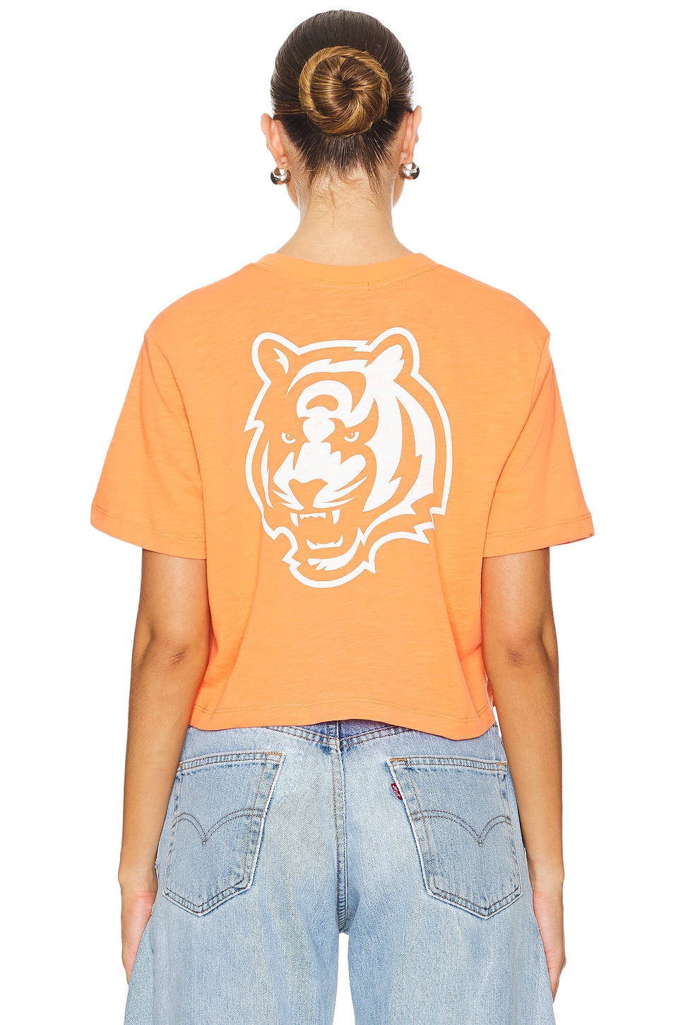 Junk Food Bengals Dual Threat Mock Neck Crop Tee thumbnail