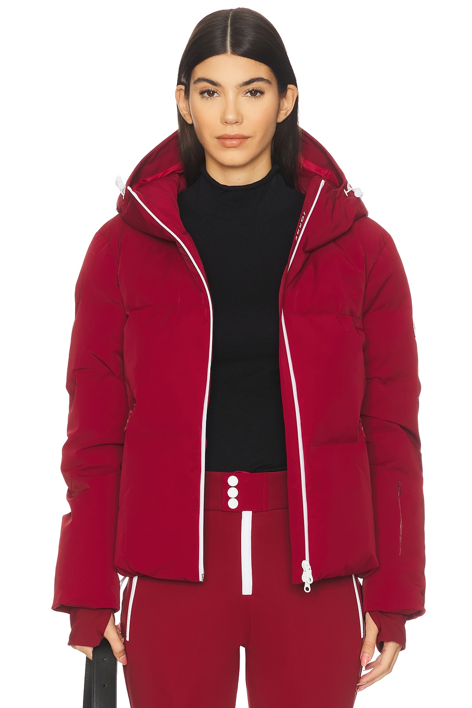JORDE Poppy Jacket in Ruby | REVOLVE
