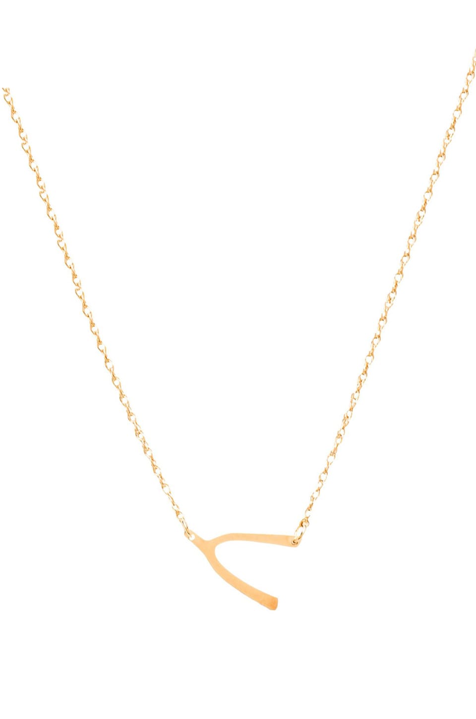 jennifer zeuner wishbone necklace