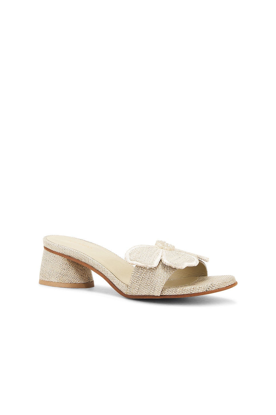 KAANAS Clover By Lun Flower Applique Sandals thumbnail