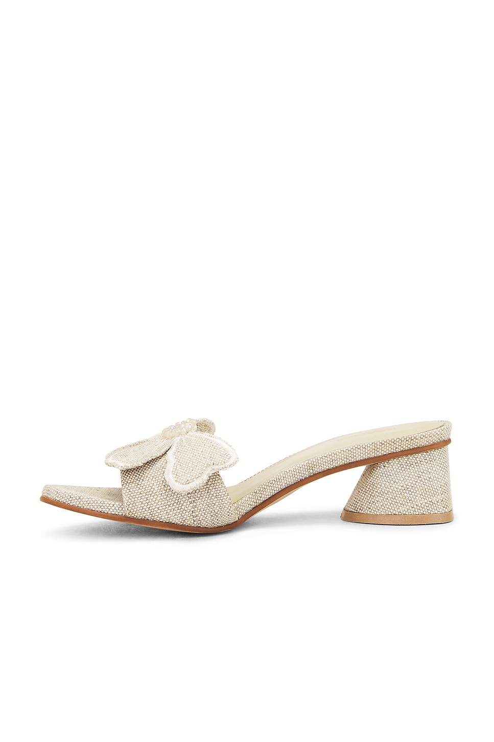 KAANAS Clover By Lun Flower Applique Sandals thumbnail