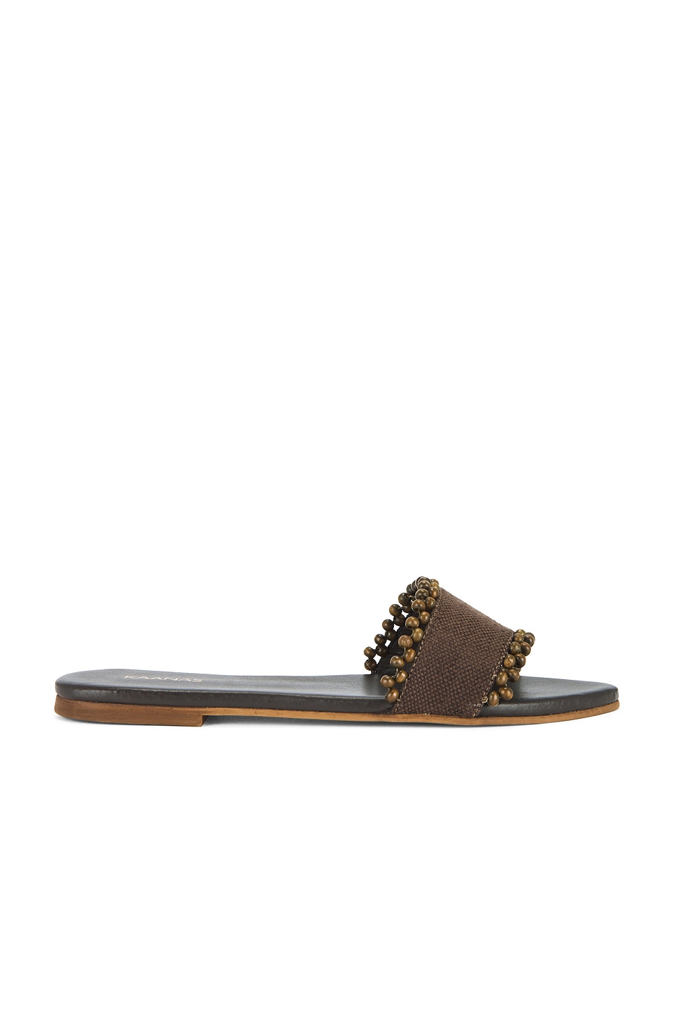 Cala Asymmetric Linen Slide