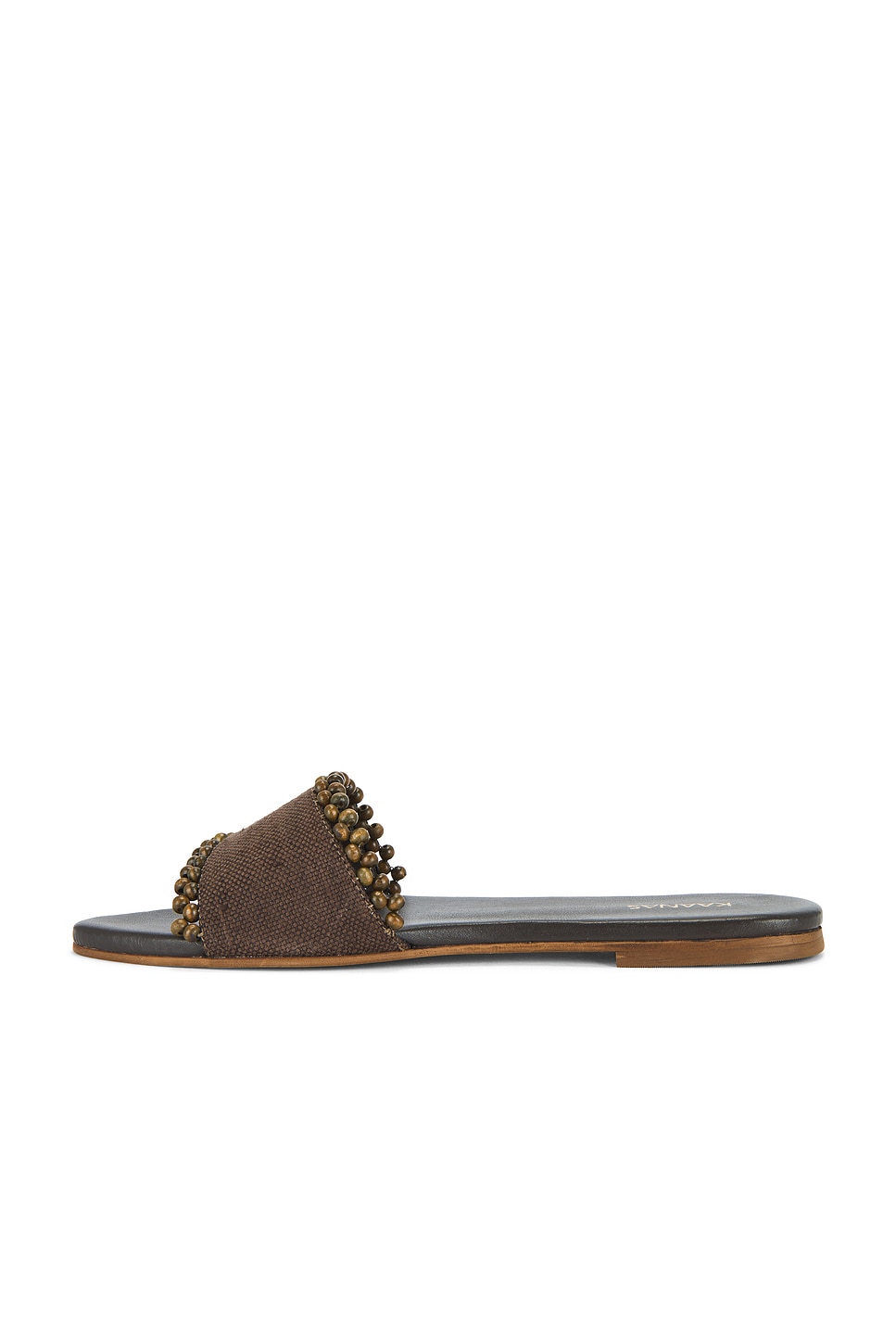 Cala Asymmetric Linen Slide