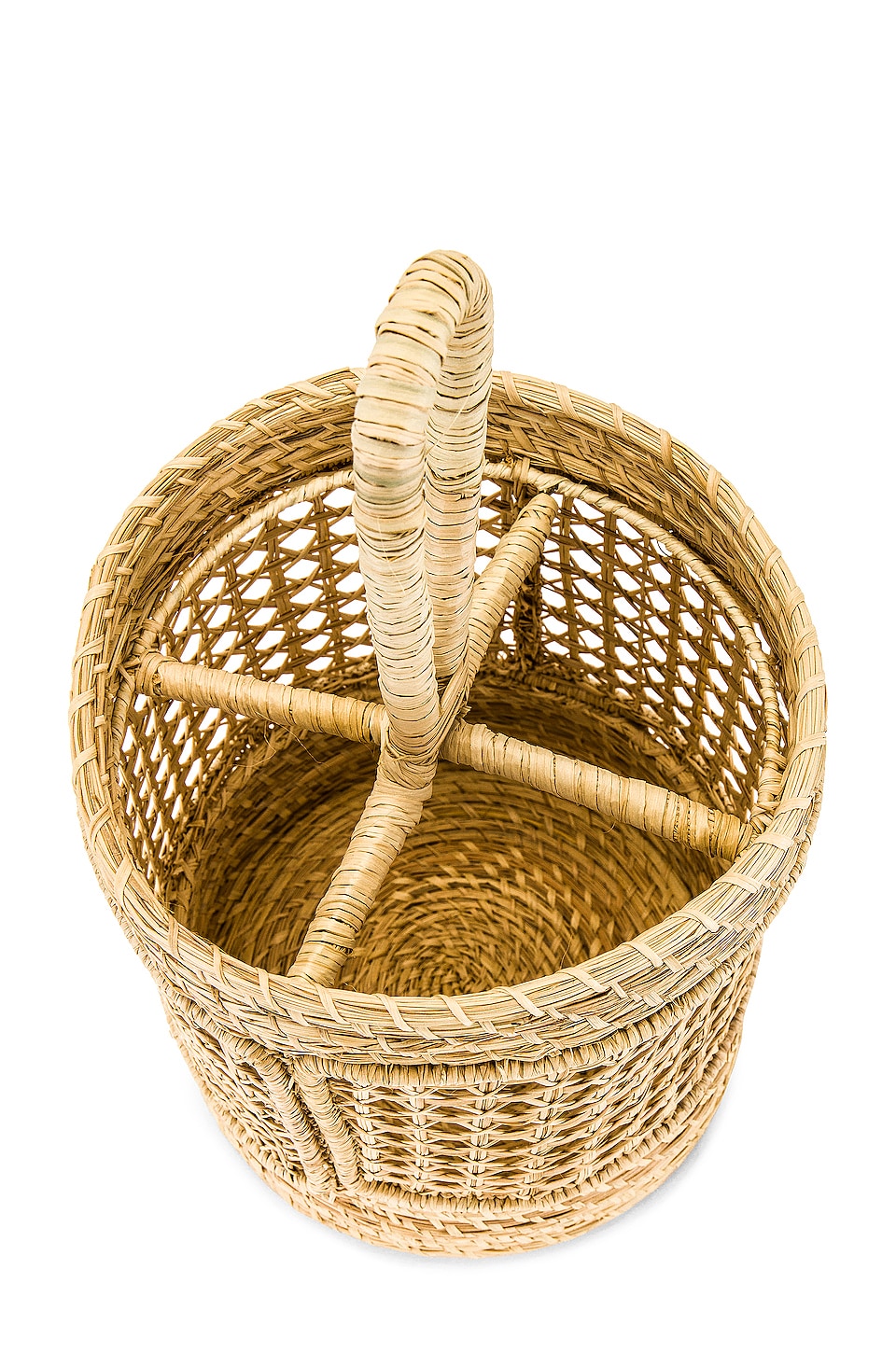 Wicker Rocking Spoon KASA by Kaanas Catalpa Handwoven Wicker Spoon Holder in Natural | REVOLVE