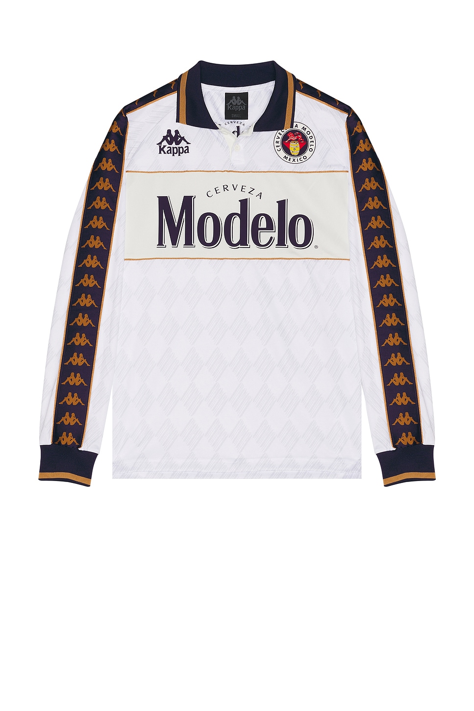 Kappa x Modelo Authentic Fantay Long Sleeve Jersey in White Milk