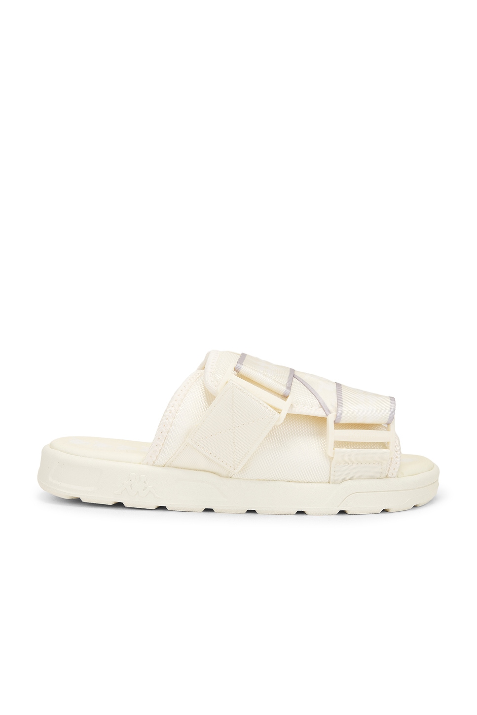 Kappa Banda Mitel Slides in Light Grey White REVOLVE
