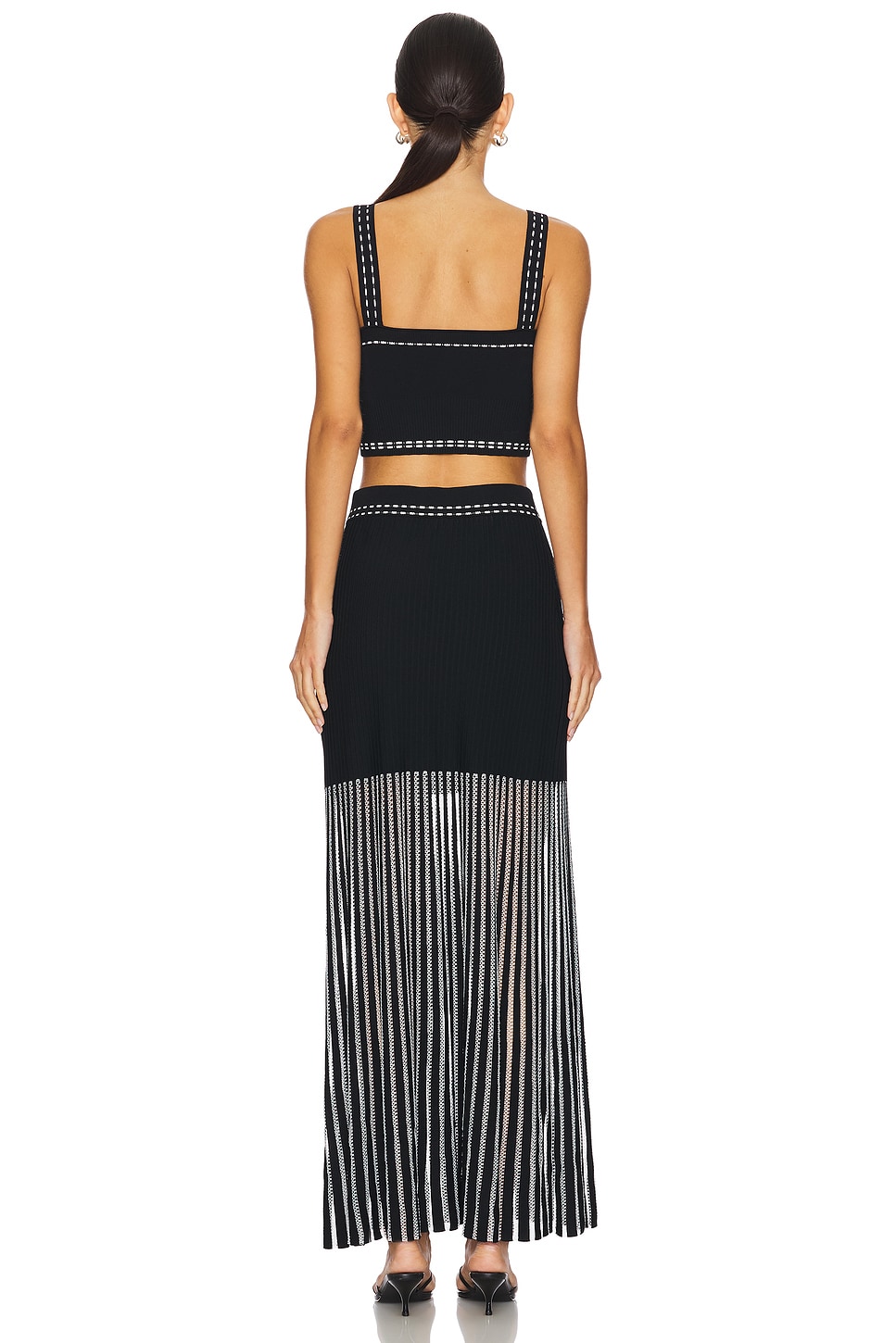 Karina Grimaldi Elisa Knit Set in Black | REVOLVE