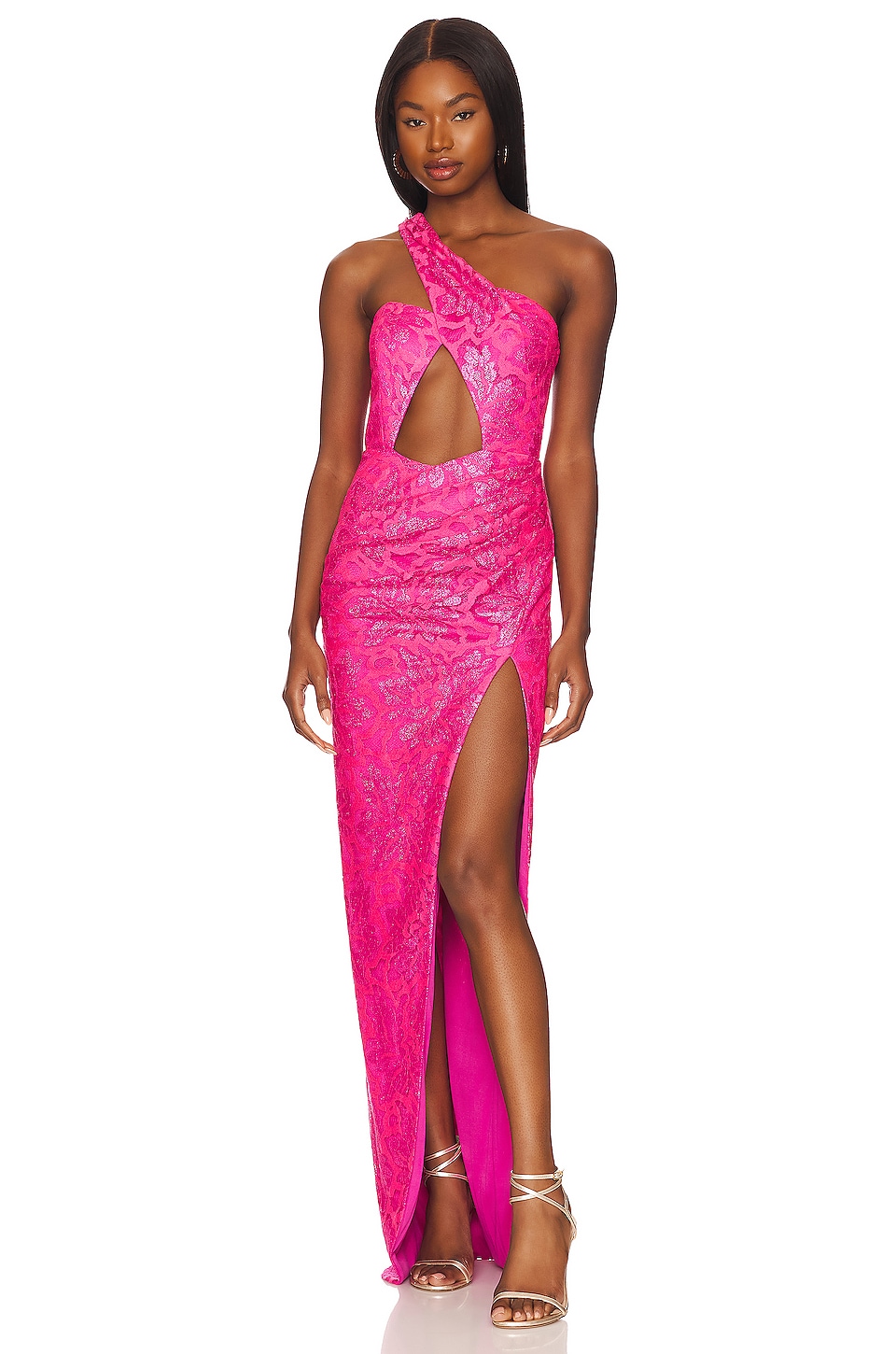 Fushia Katie May evening store gown