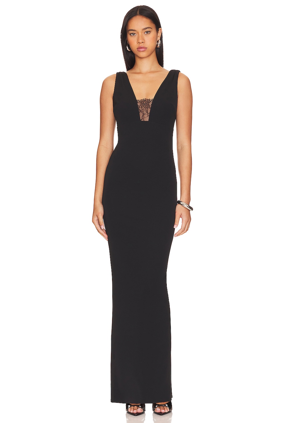 Katie May Janette Gown in Black | REVOLVE