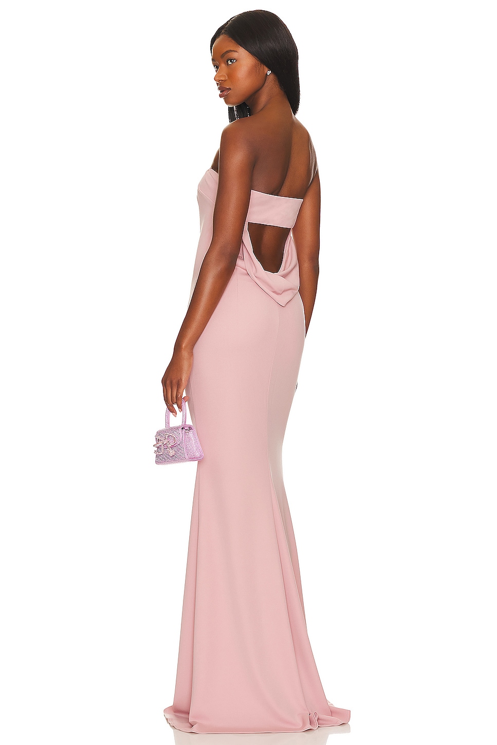 Katie May X Revolve Mary Kate Gown in Rose Quartz REVOLVE