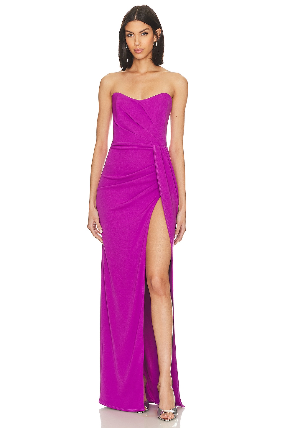 Katie May Pamela Gown in Electric Plum | REVOLVE