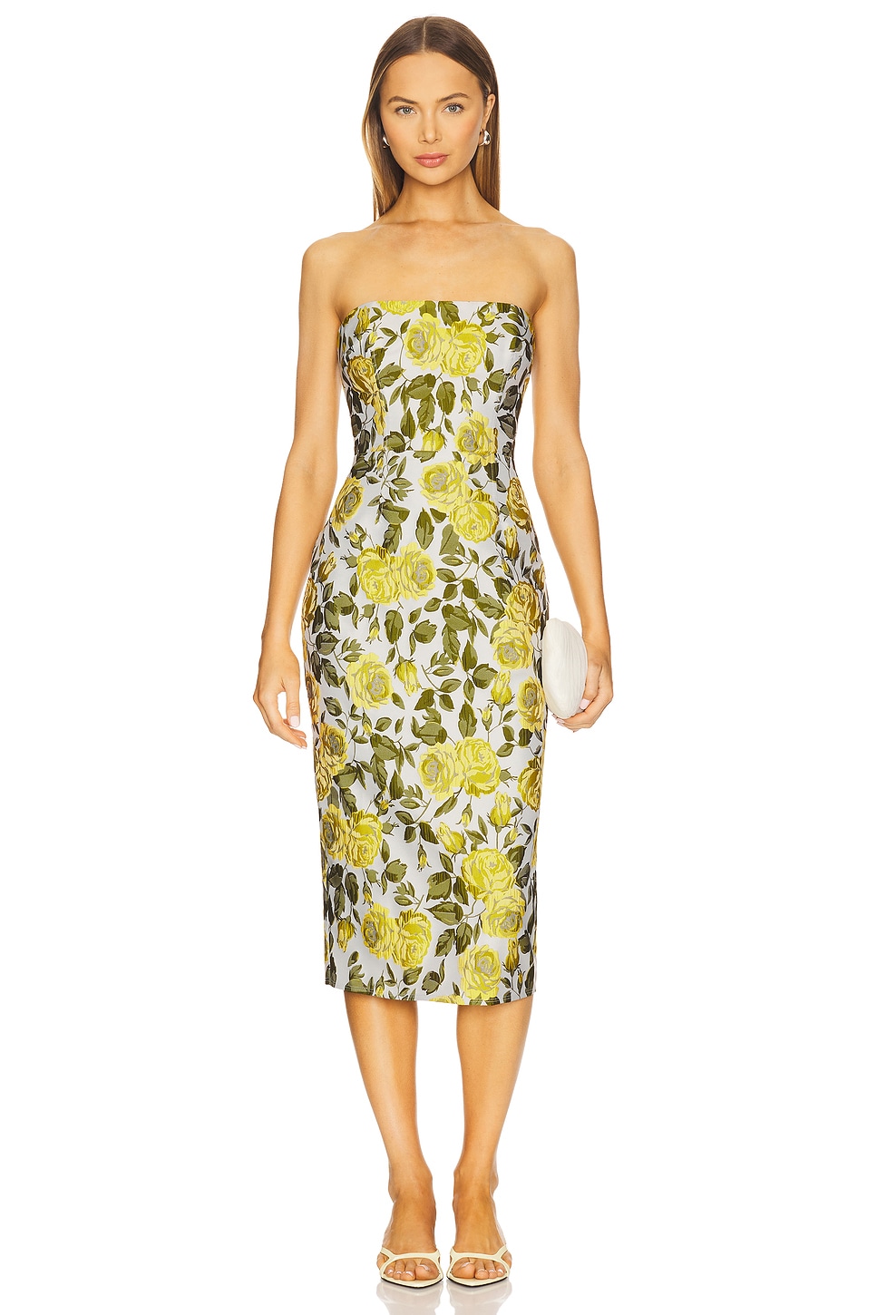 yellow long dresses for women Yellow Sleeveless Shirred Tunic Maxi Dress & Reviews - Yellow - Dresses main image 0