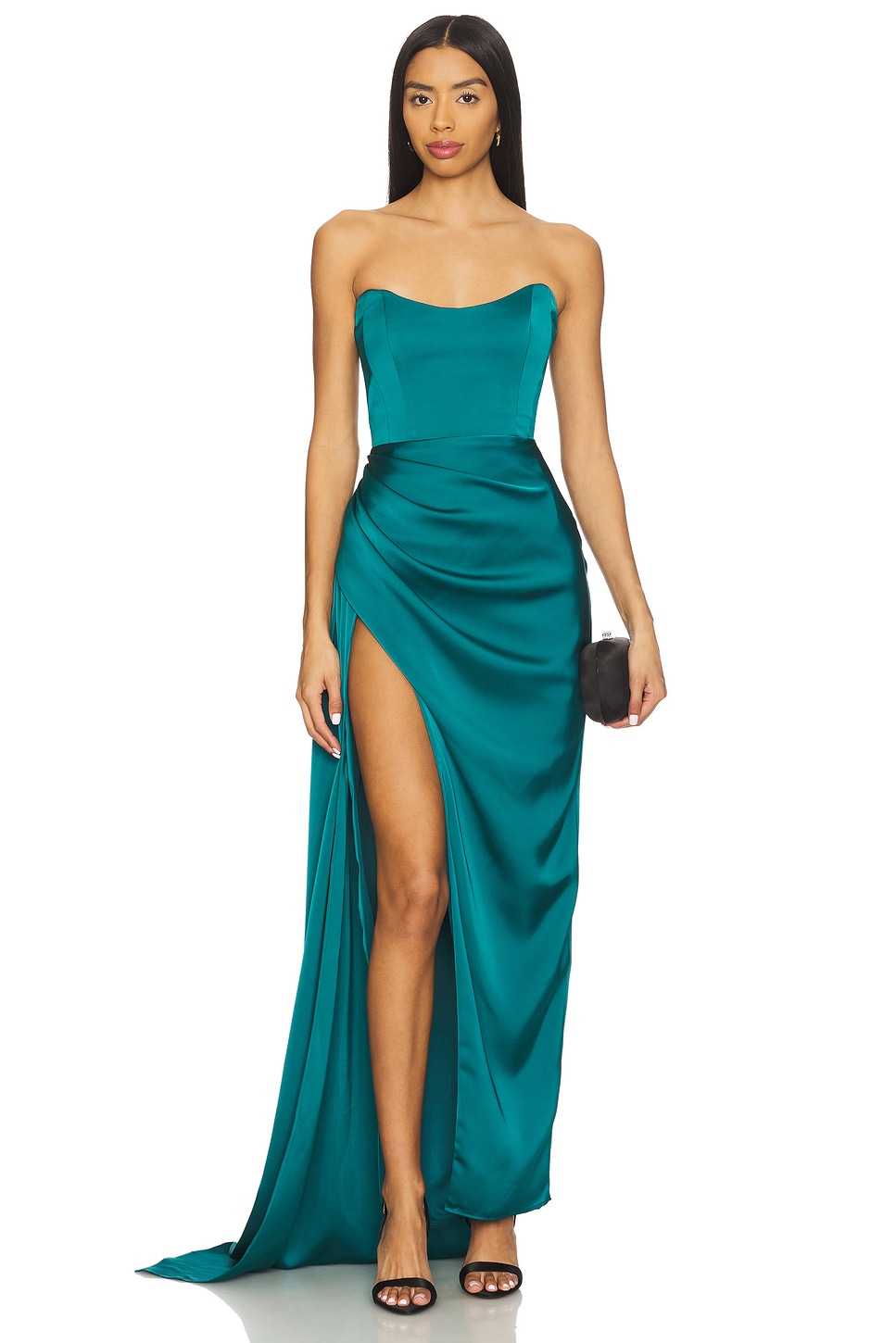 knee length formal dresses Attractive Knee Length Purple Party Dress Strapless Prom Dress W/Satin   DaisyFormals-Bridesmaid and Formal Dresses in 59+ Colors