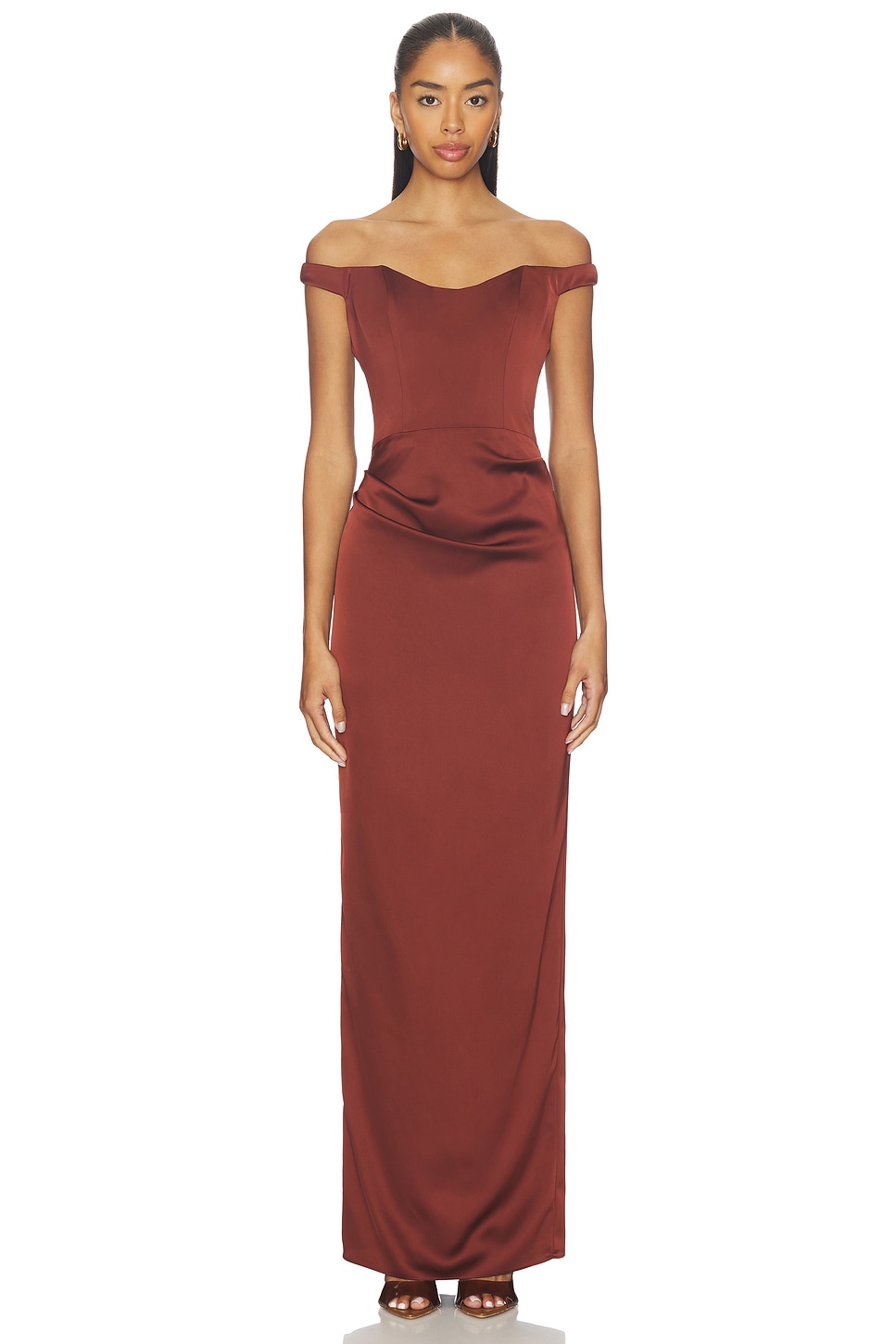knee length dresses for ladies Tempest Cowl Neck Maxi Dress