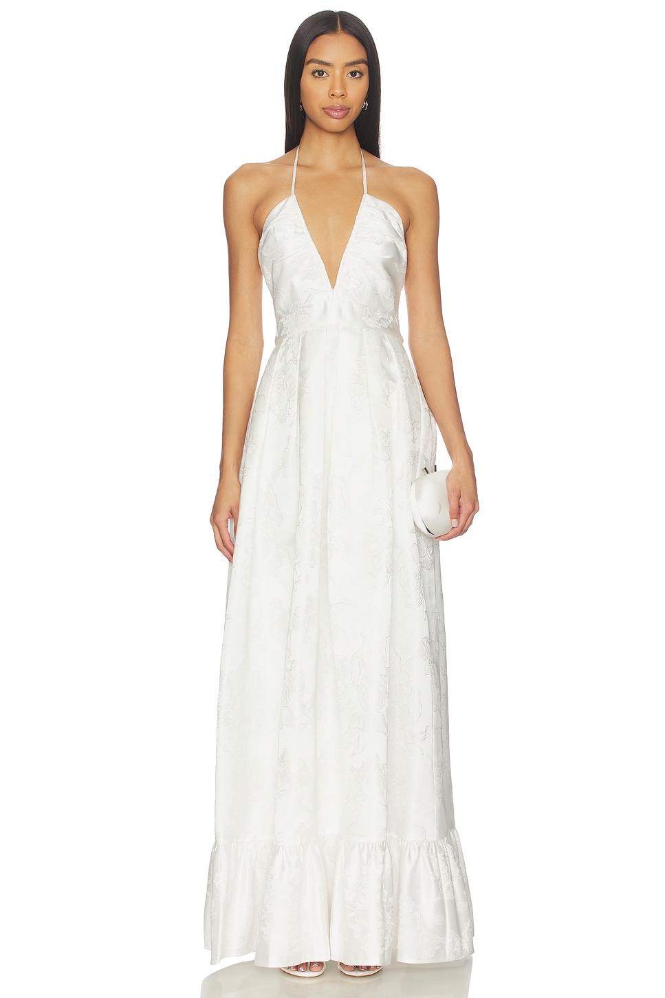 rare editions ivory dress Maison Ava Girls Delphine Embellished Tulle Dress in Ivory main image 1