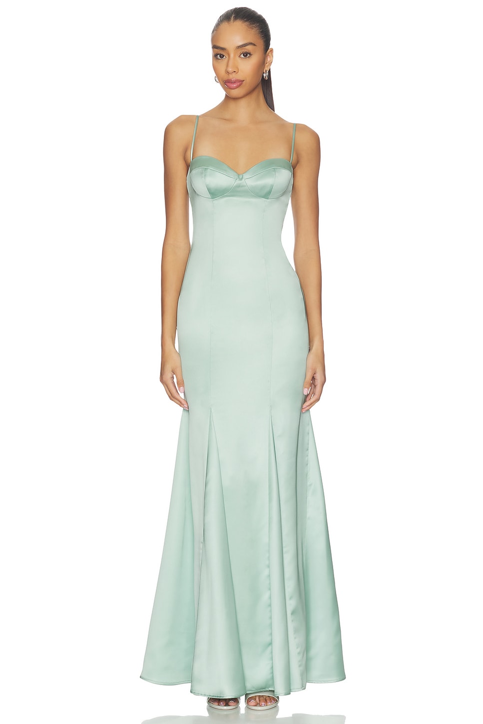 fitted lace wedding dress Katie J Reese Maxi Dress – Vagabond Apparel Boutique main image 0