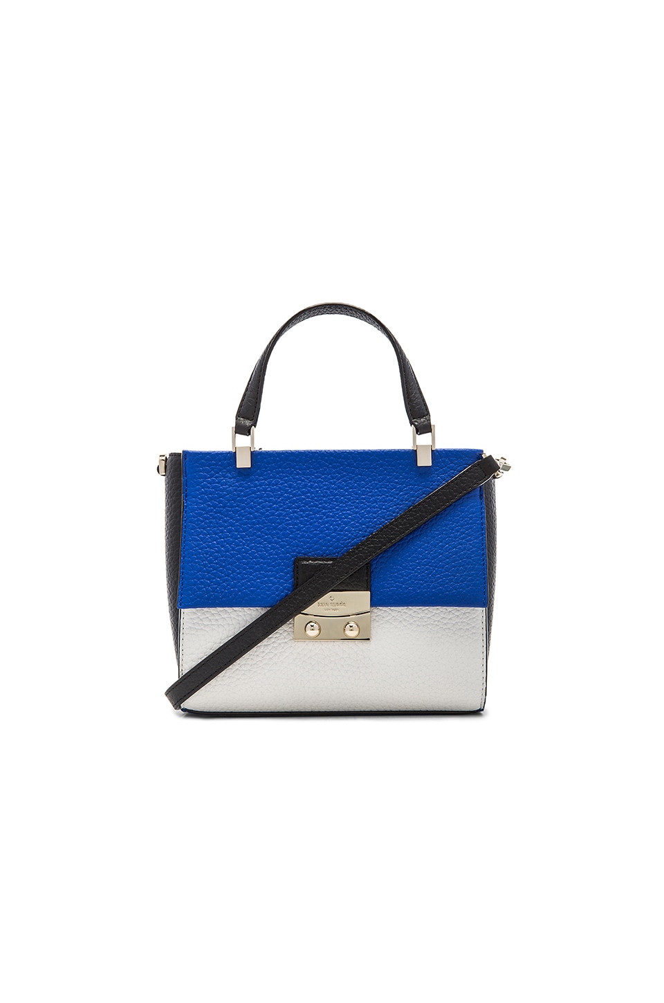 kate spade new york Bennett Handbag in Island Deep, Bright White & Black |  REVOLVE